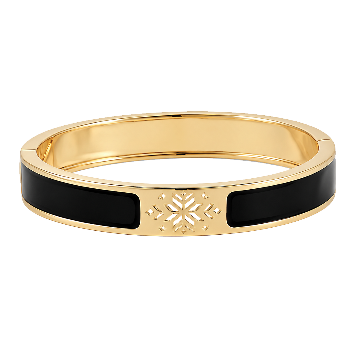 Saru Enamel bracelet - Black