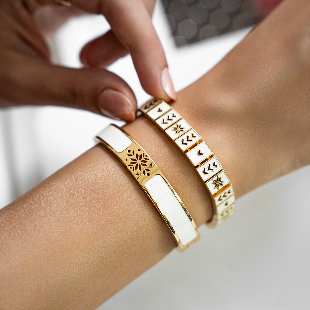 Saru Charm Bracelet - Off White