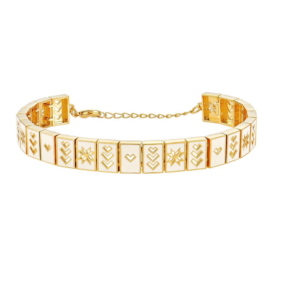 Saru Charm Bracelet - Off White
