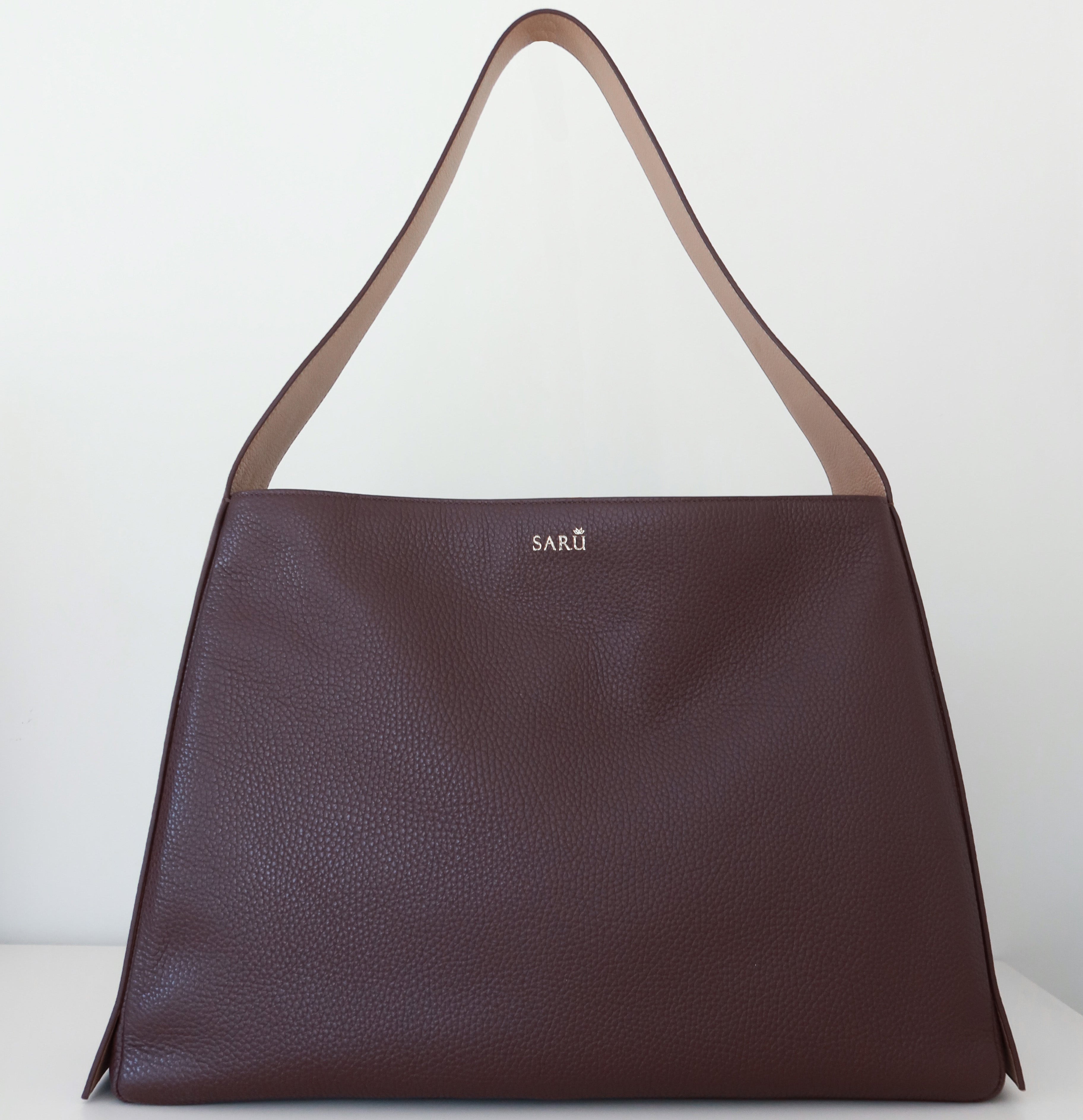 Saru Tote Bag in Dark Burgundy