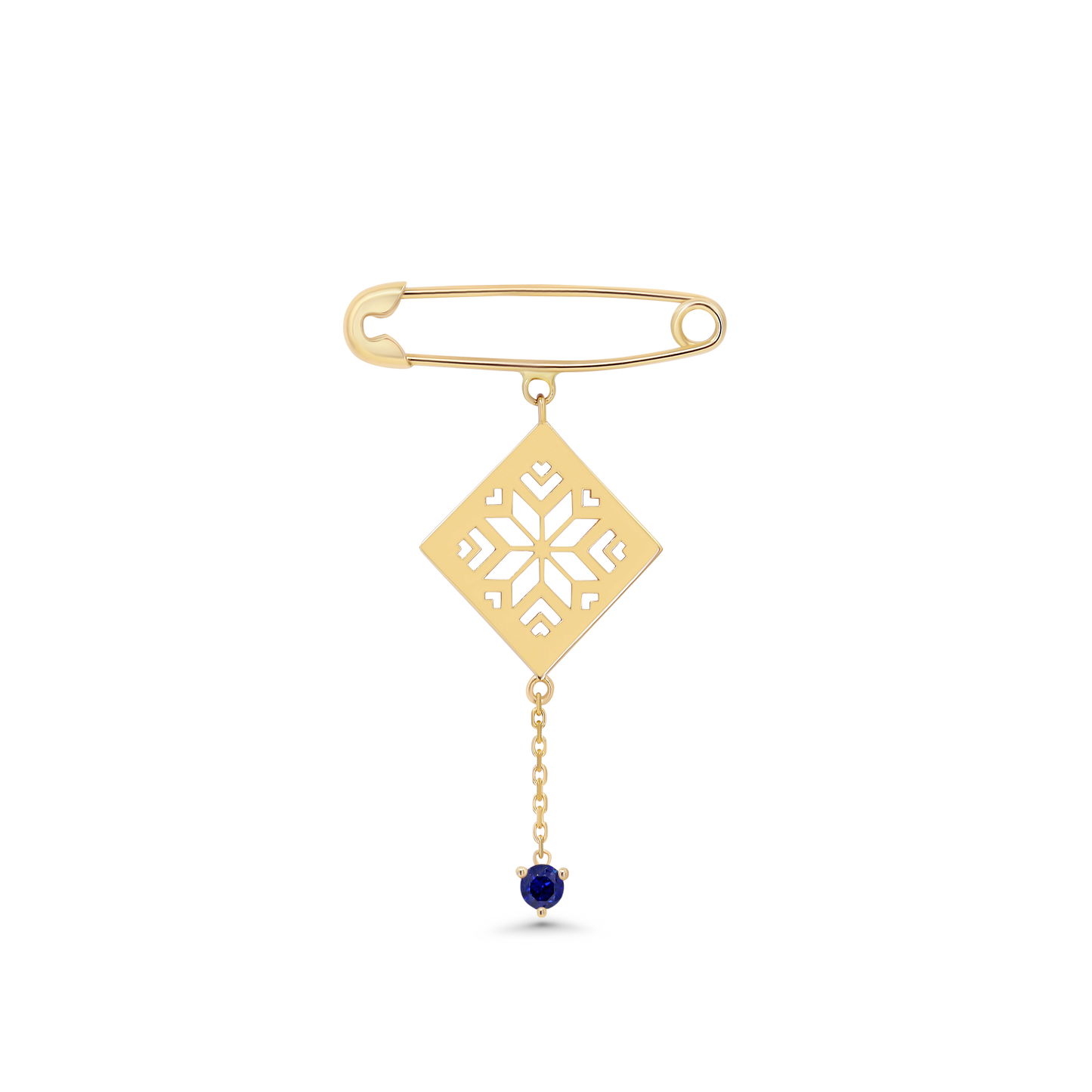 Saru Sapphire Baby Pin