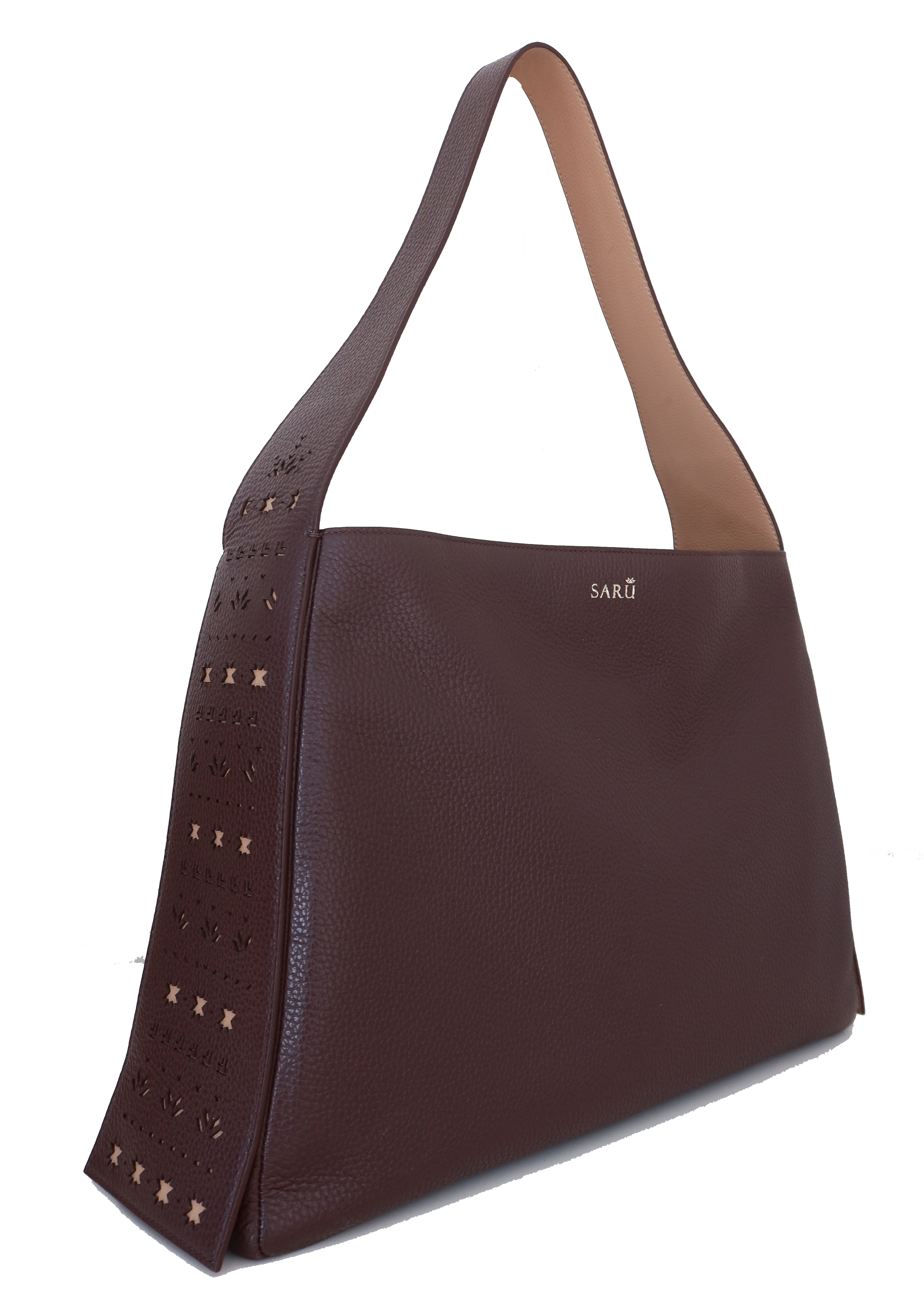 Saru Tote Bag in Dark Burgundy
