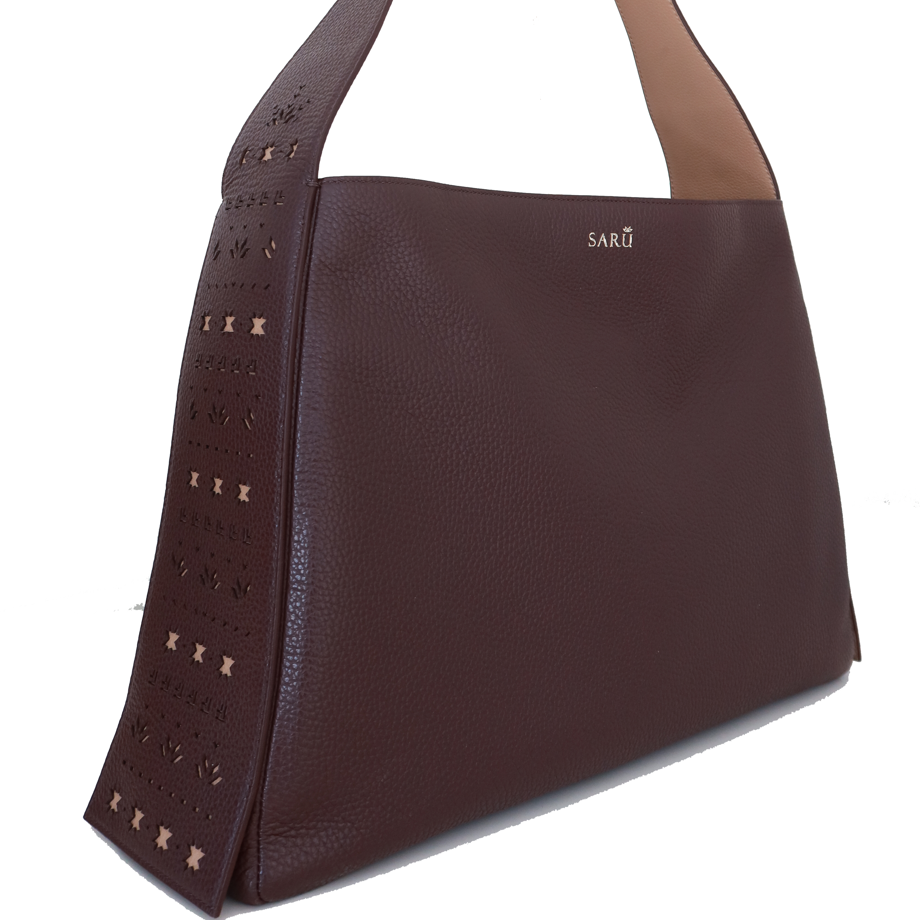 Saru Tote Bag in Dark Burgundy