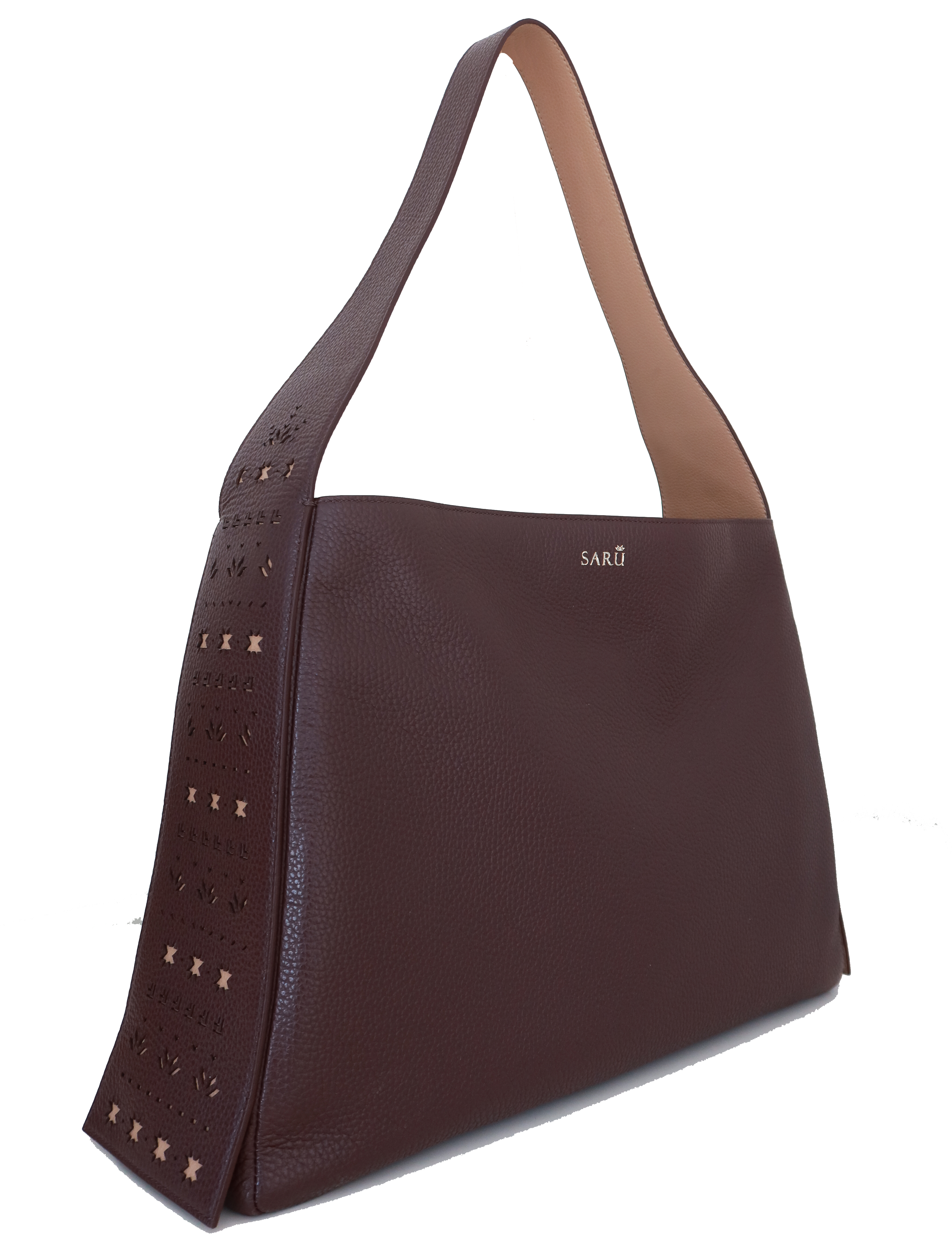 Saru Tote Bag in Dark Burgundy