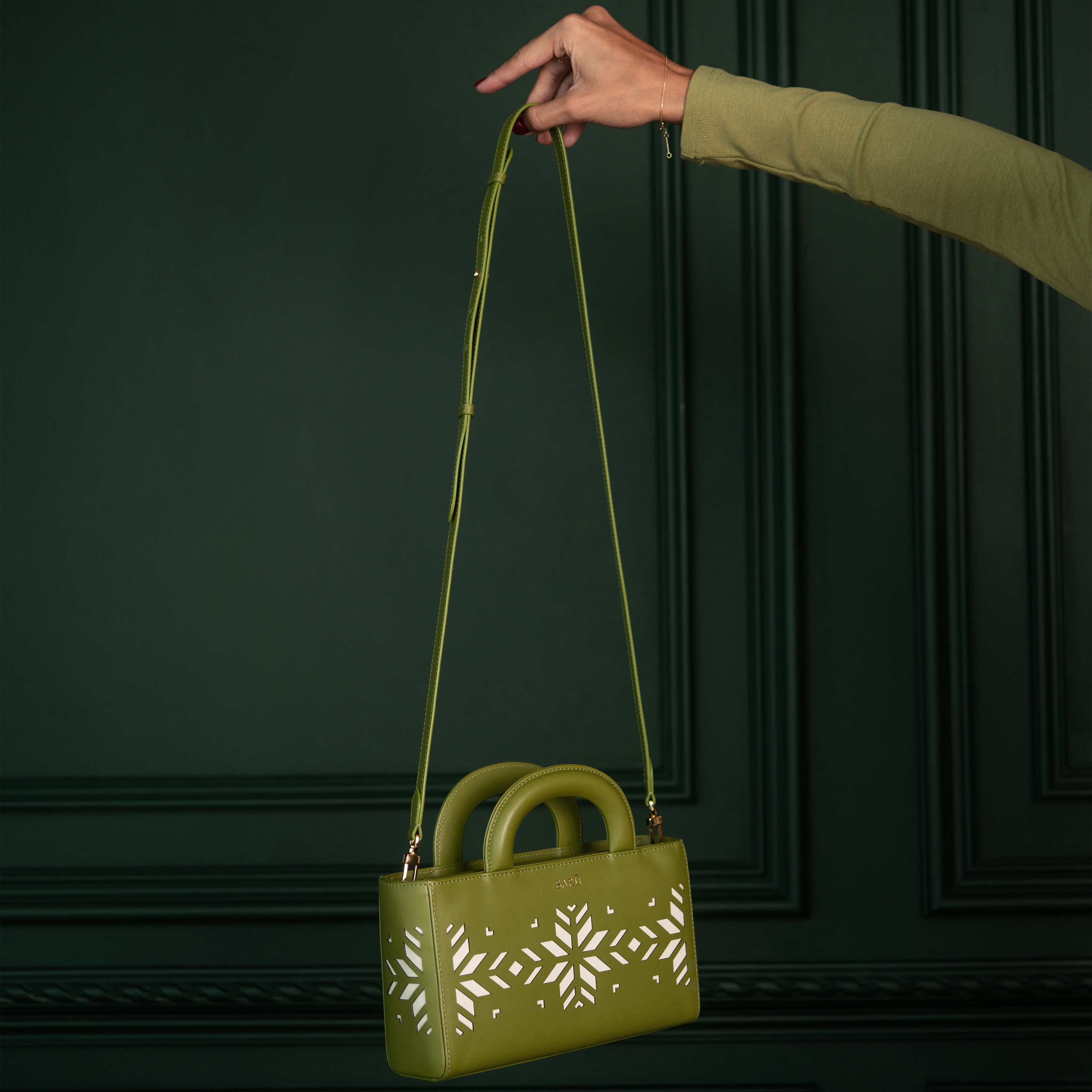 Saru Basket in Olive