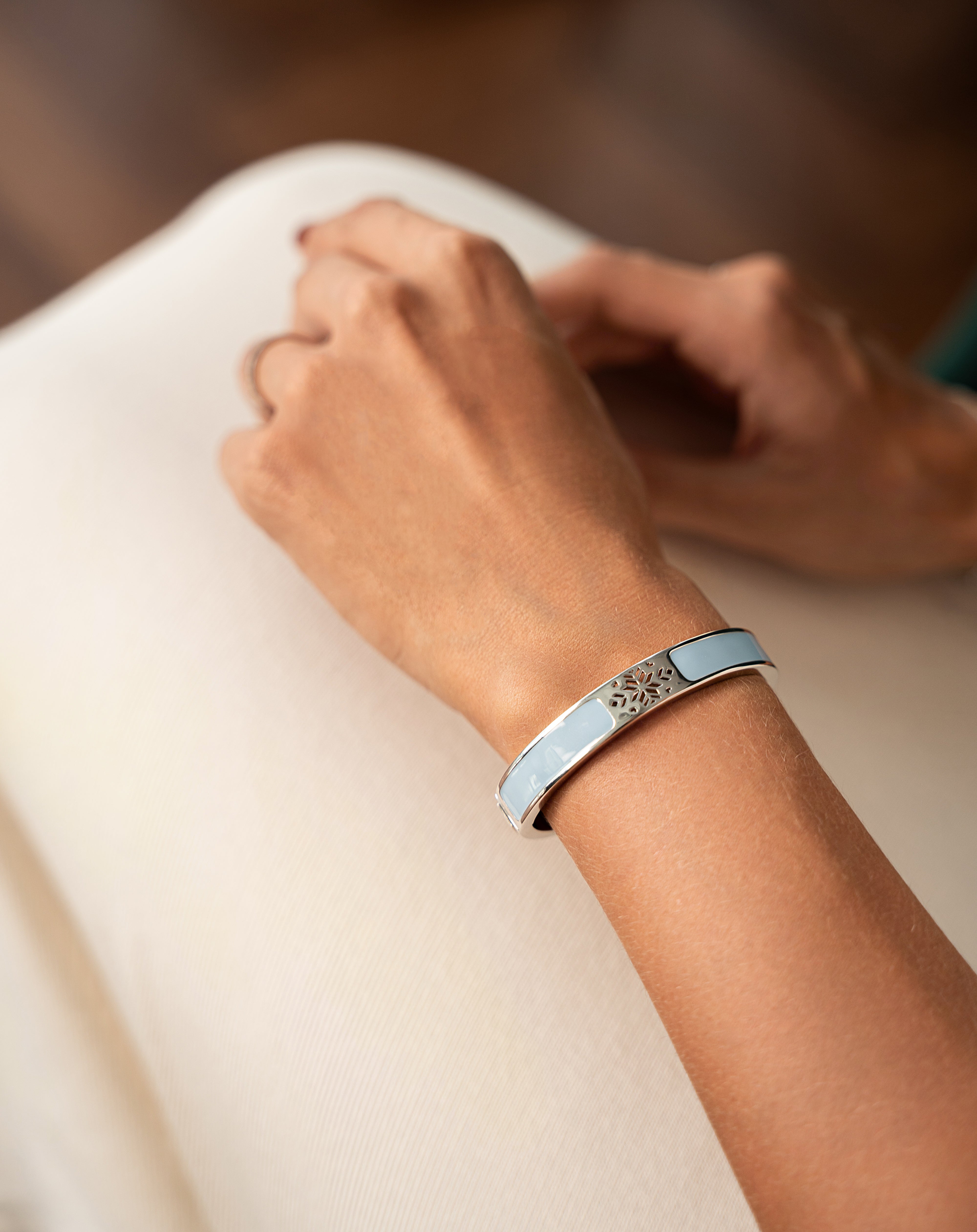 Saru Enamel bracelet - Blue