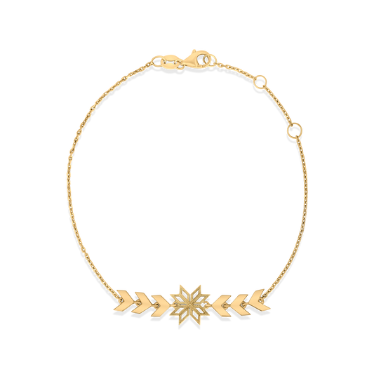 Thalj Bracelet in yellow gold