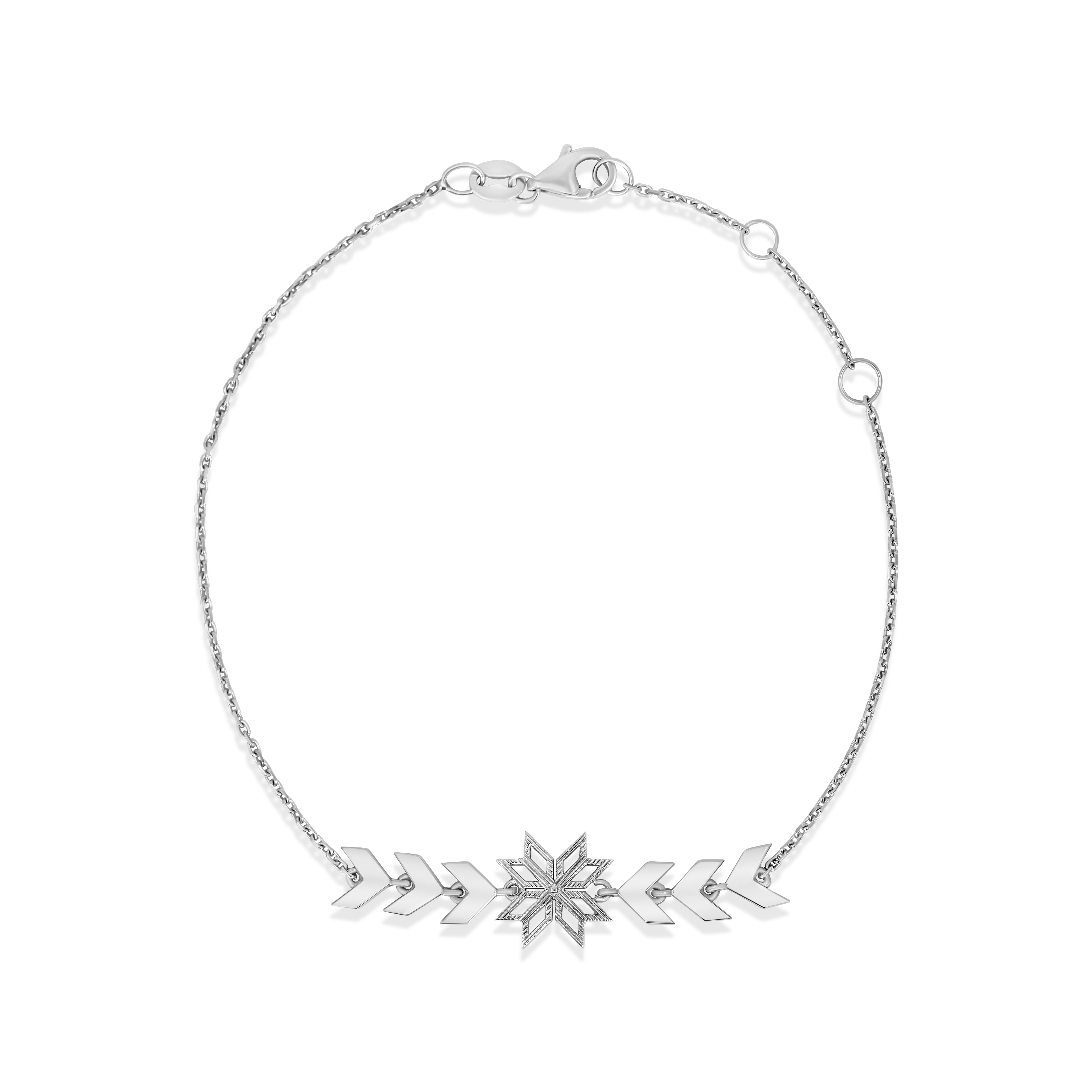 Thalj Bracelet in white gold