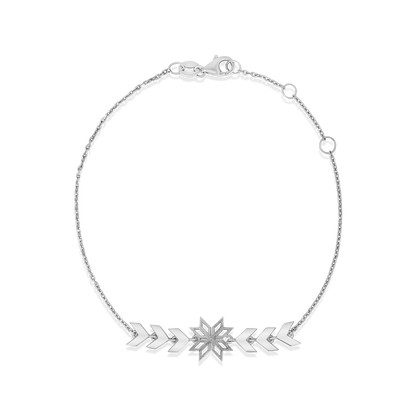 Thalj Bracelet in white gold