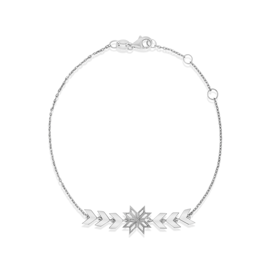 Thalj Bracelet in white gold