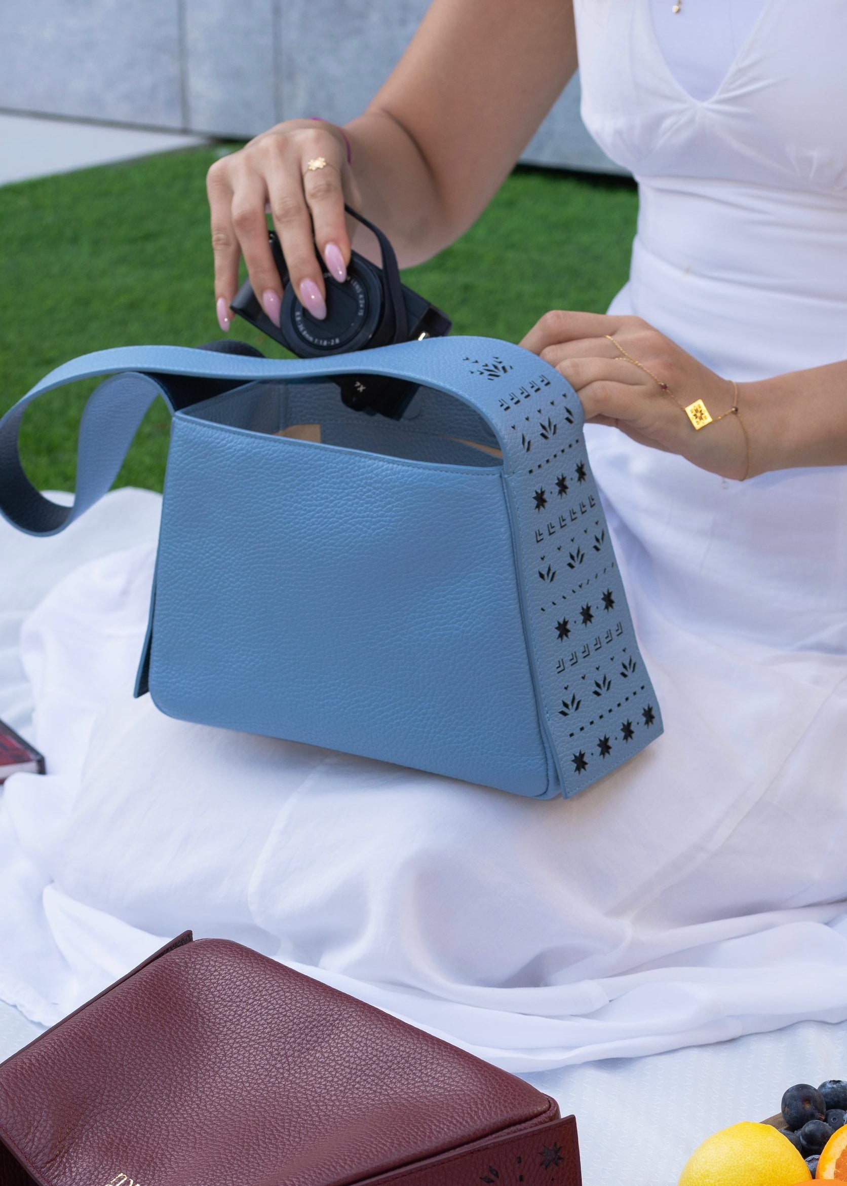 Saru Mini Tote in Light Blue