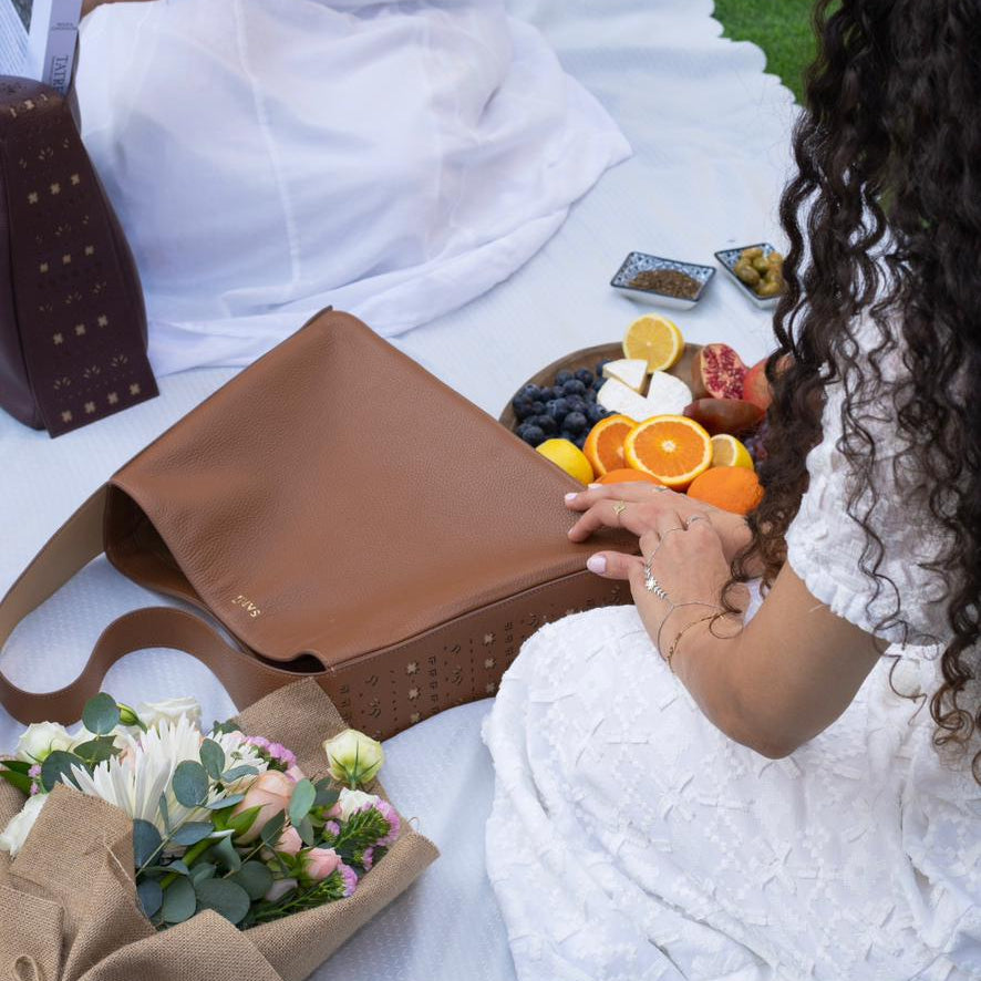 Saru Tote Bag in Honey Brown