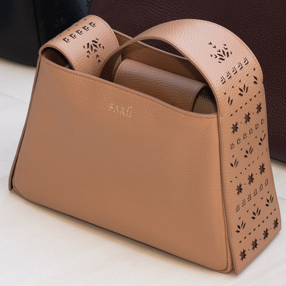 Saru Mini Tote in Camel