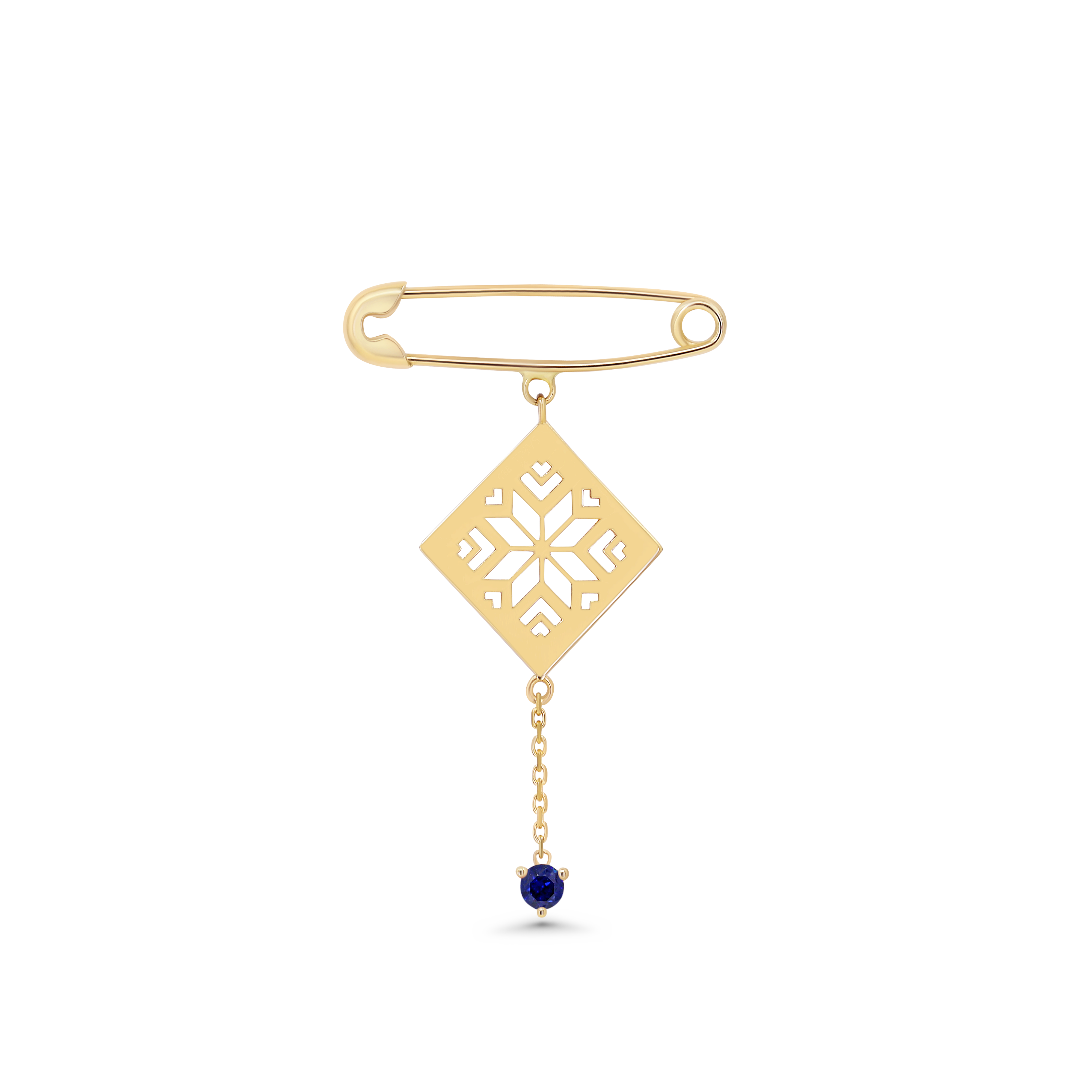 Saru Sapphire Baby Pin