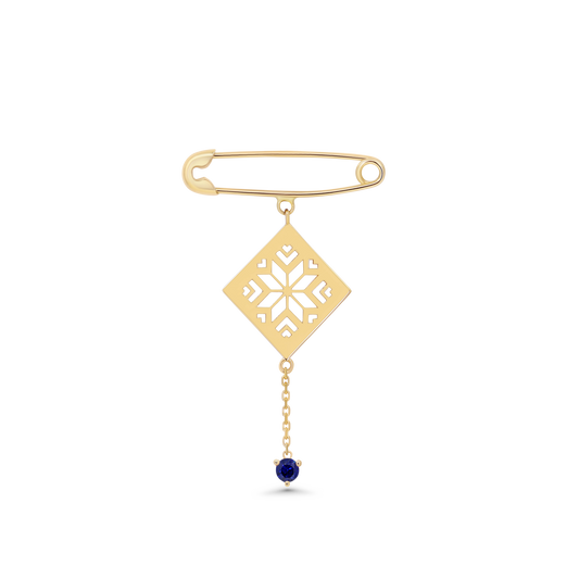 Saru Sapphire Baby Pin