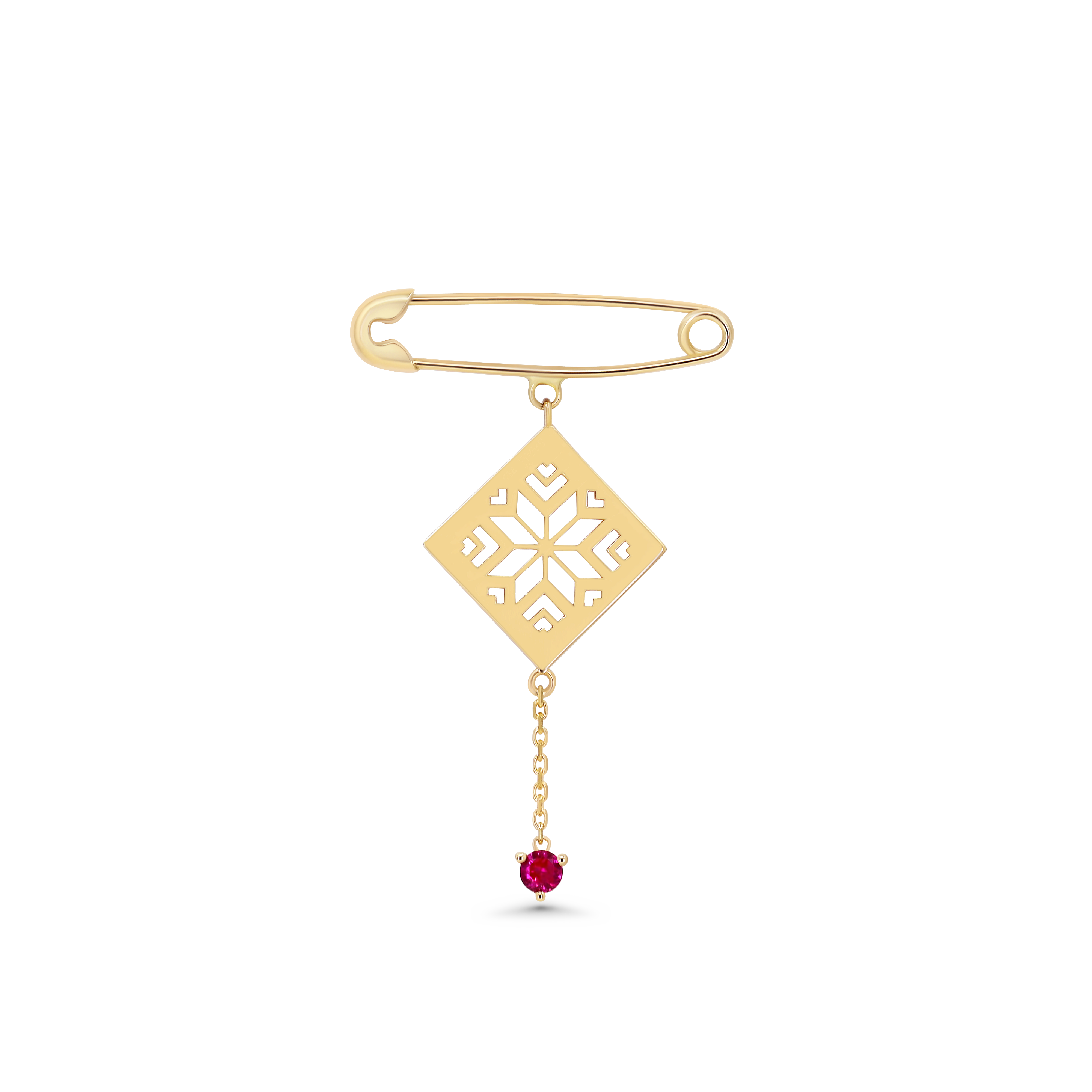 Saru Ruby Baby Pin