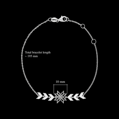 Thalj Bracelet in white gold