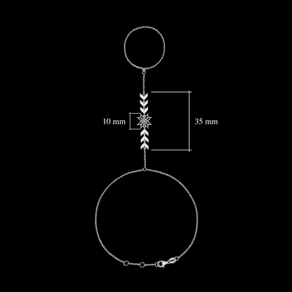سلسلة الكف ثلج - الذهب الأبيض