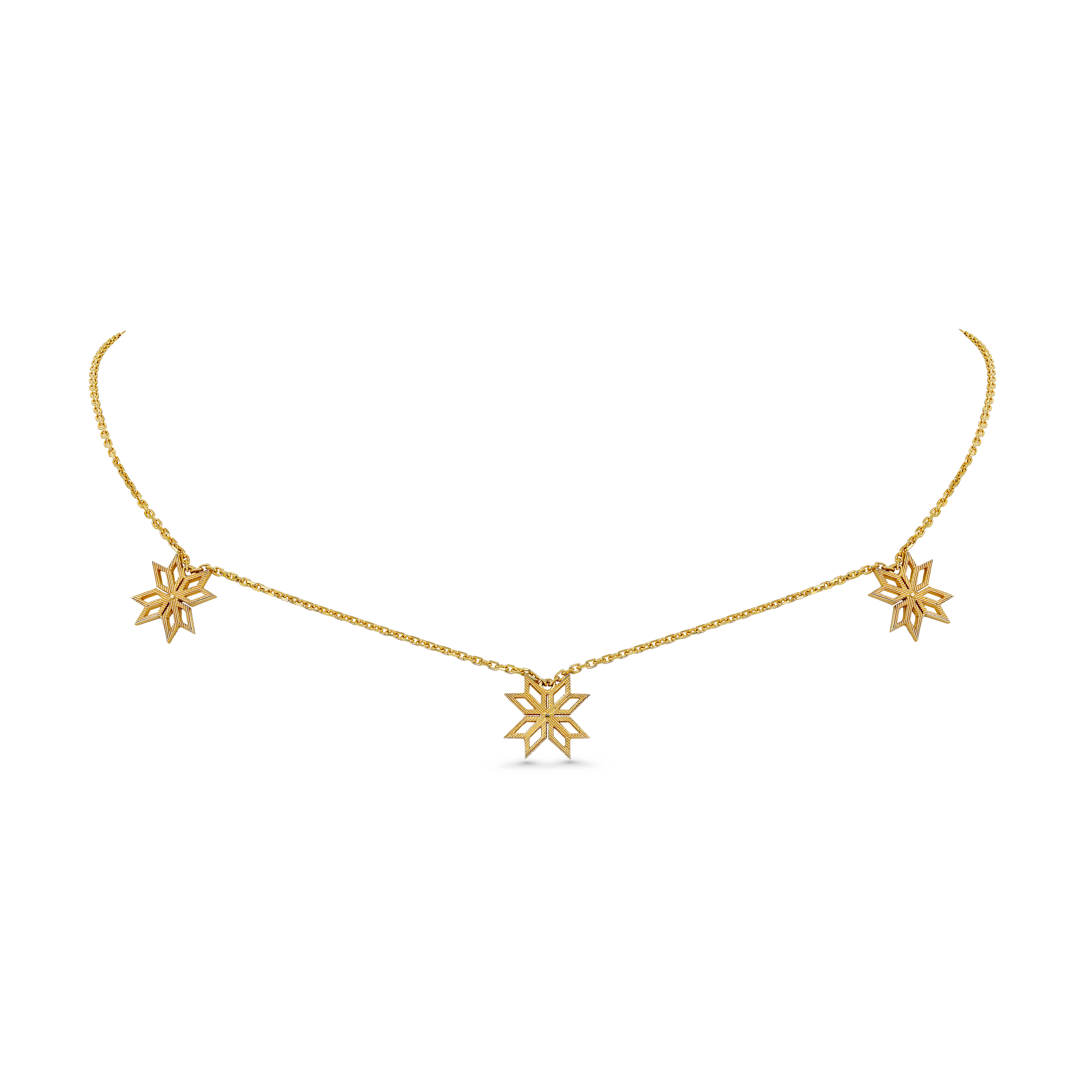 Thalj choker in yellow gold