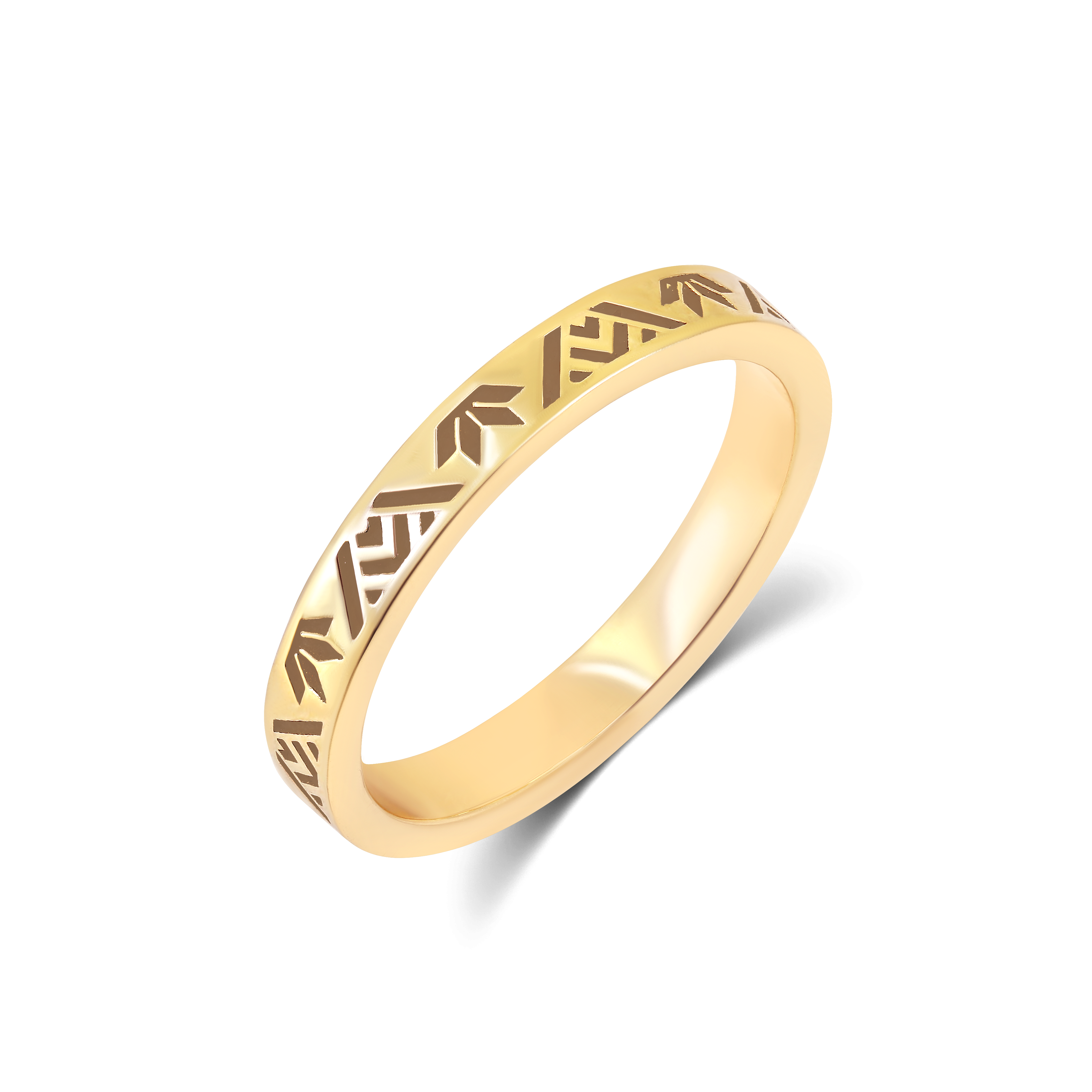 Tatreez dibla- yellow gold